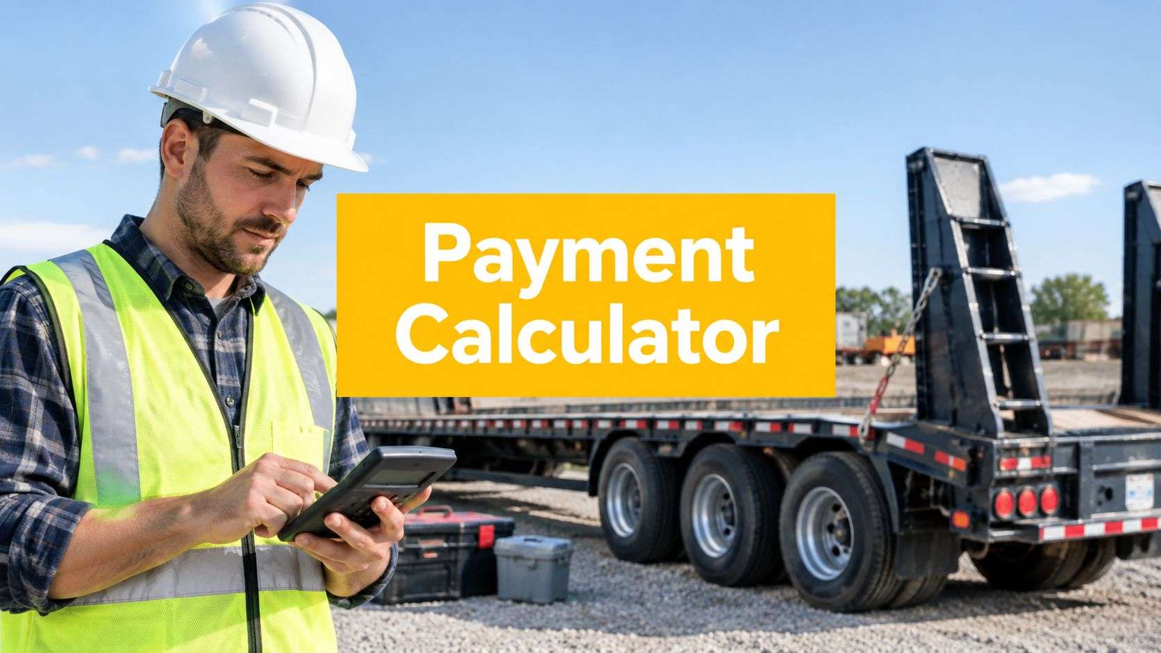 trailer loan payment calculator construction worker Blog
